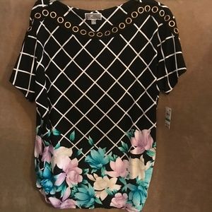 Karen Scott 'Dolman Top' NWT